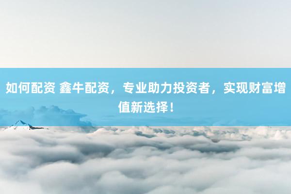 如何配资 鑫牛配资，专业助力投资者，实现财富增值新选择！