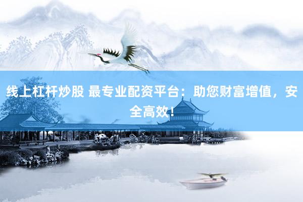 线上杠杆炒股 最专业配资平台：助您财富增值，安全高效！